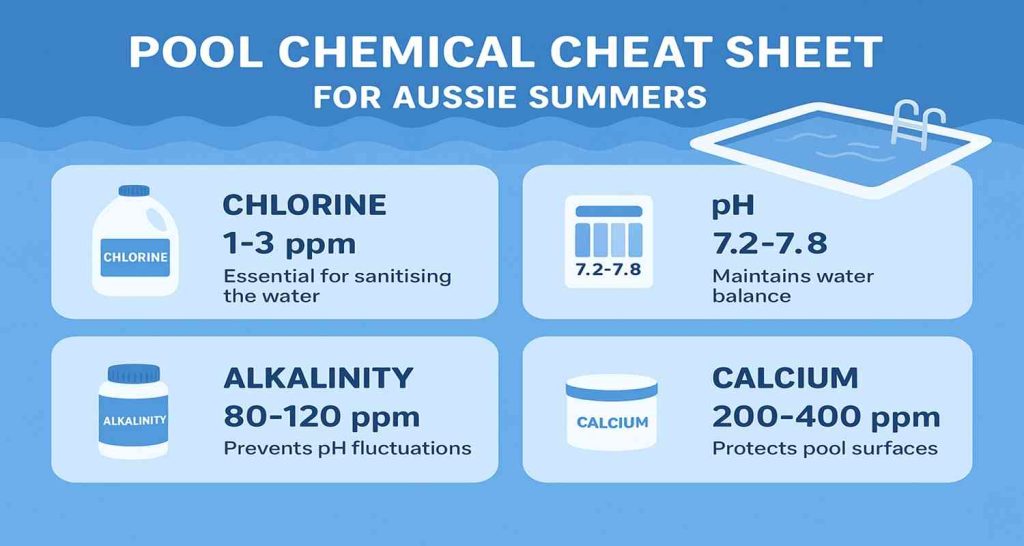 Pool Chemical Cheat Sheet