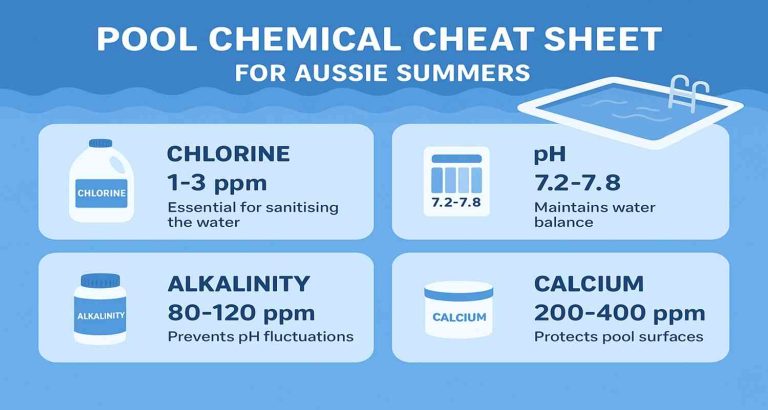 Pool Chemical Cheat Sheet for Aussie Summers Made Easy