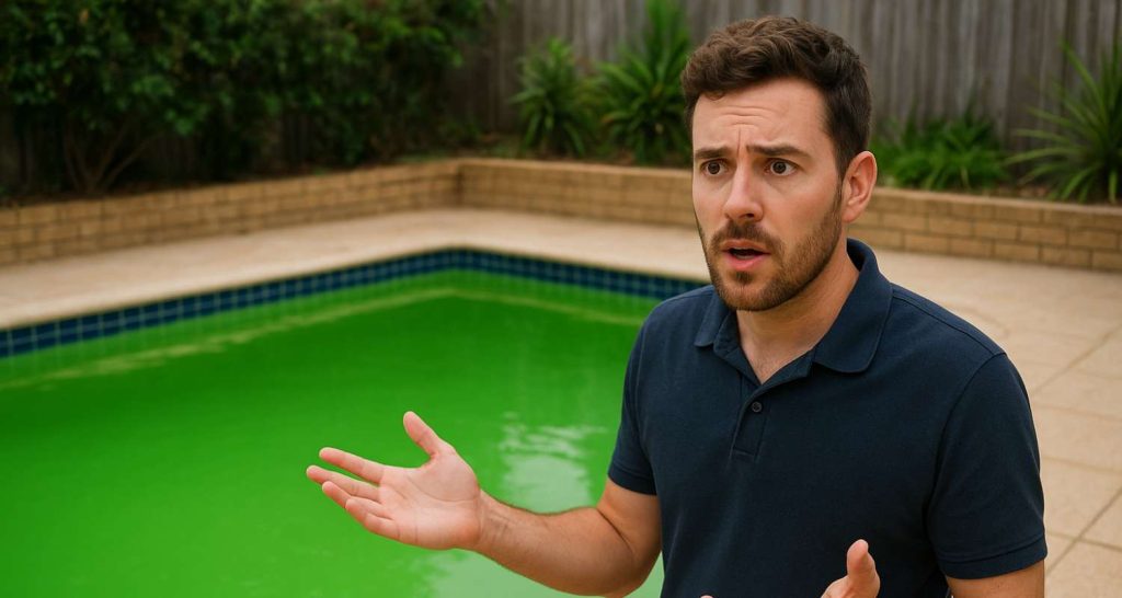 Pool Is Green but Chlorine Is High