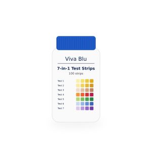 Viva Blu 7-in-1 pool & spa test strips